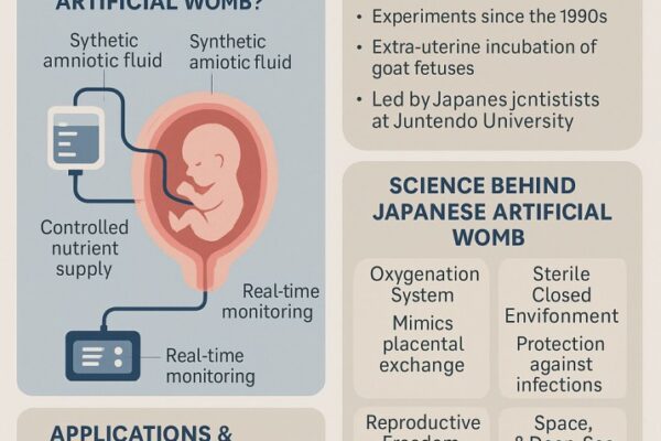 Artificial Womb Breakthrough in Japan Redefines Human Pregnancy and Fertility Japan has unveiled the world’s first fully operational artificial womb,